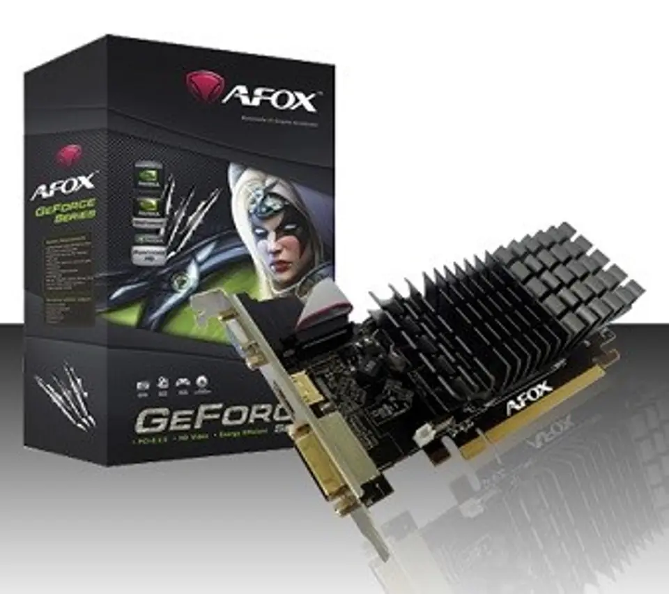 ⁨AFOX GEFORCE G210 1GB DDR2 LOW PROFILE AF210-1024D2LG2⁩ at Wasserman.eu