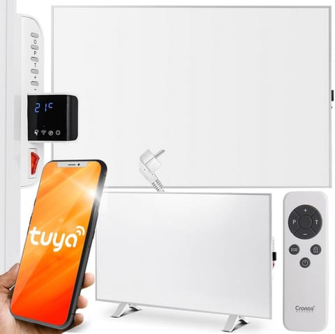 ⁨Panel grzewczy IR CRONOS Synthelith PRO CRP-500TWP Grey⁩ w sklepie Wasserman.eu