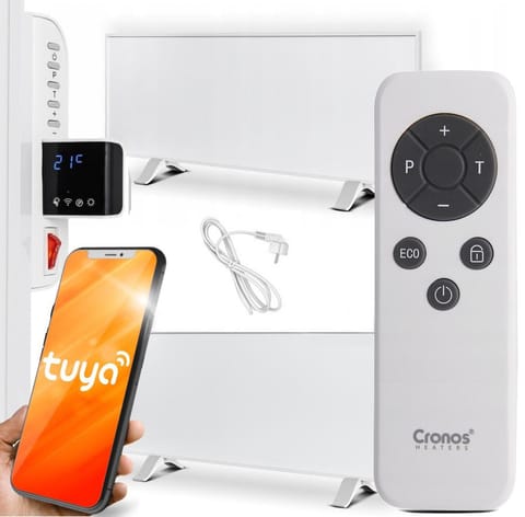 ⁨Panel grzewczy IR CRONOS Synthelith PRO CRP-330TWP White⁩ w sklepie Wasserman.eu