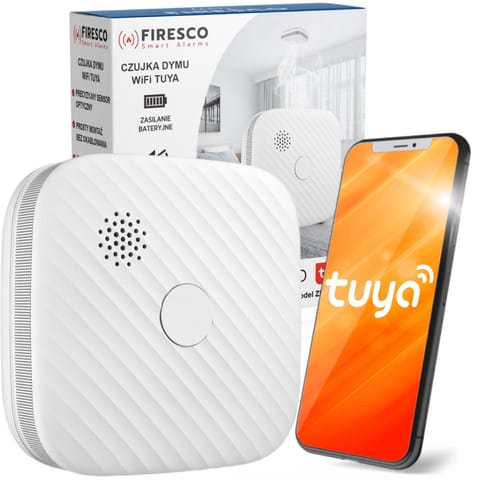 ⁨Firesco ZR153SW CB Smoke Detector with WiFi Tuya App⁩ at Wasserman.eu