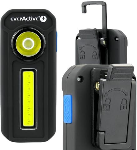 ⁨Latarka warsztatowa inspekcyjna COB LED everActive WL-300 300 lumenów IPX4 z magnesem⁩ w sklepie Wasserman.eu