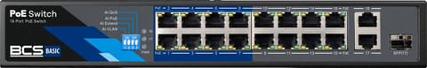 ⁨Switch PoE BCS BASIC BCS-B-SP1602G-1SFP⁩ w sklepie Wasserman.eu