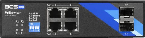 ⁨Switch PoE BCS BASIC BCS-B-ISP04G-2SFP⁩ w sklepie Wasserman.eu