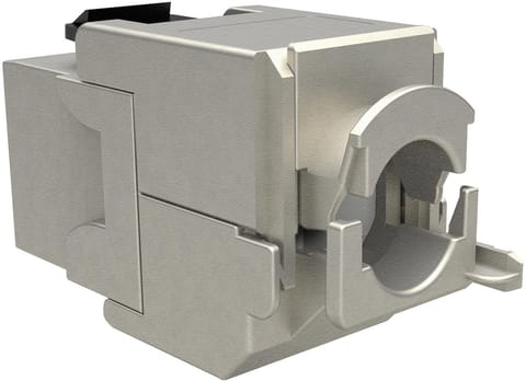 ⁨Moduł Keystone beznarzędziowy samozaciskowy SOLARIX Cat.6 STP RJ45⁩ w sklepie Wasserman.eu