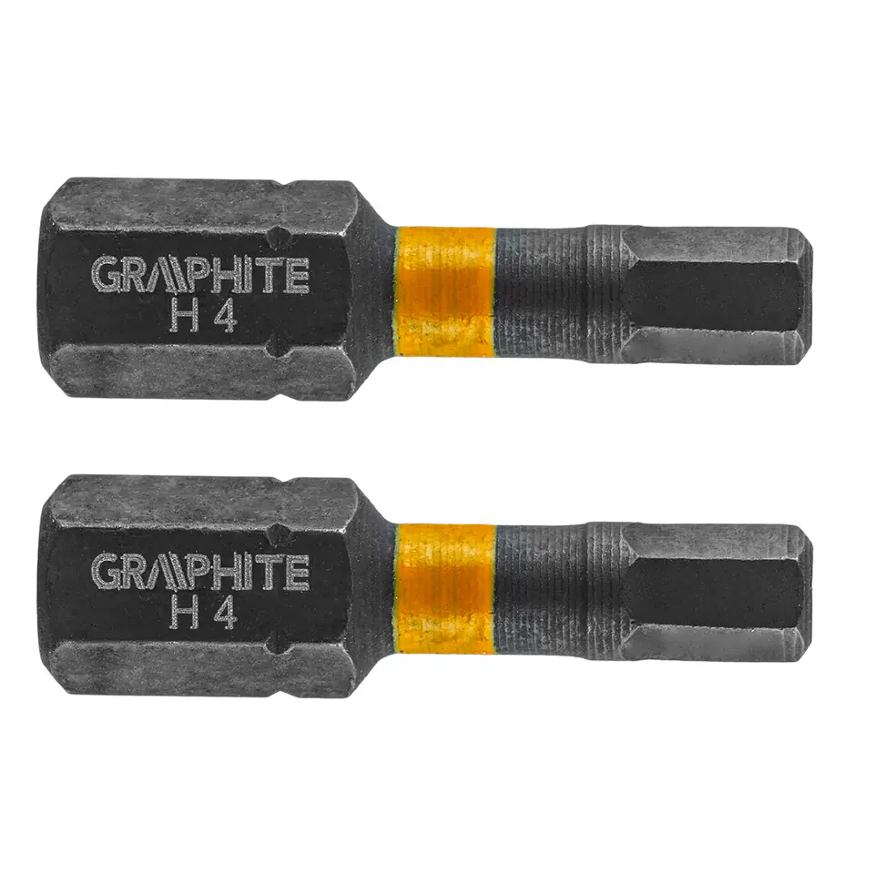 Bity udarowe HEX4 x 25 mm, 2 szt. w sklepie Wasserman.eu