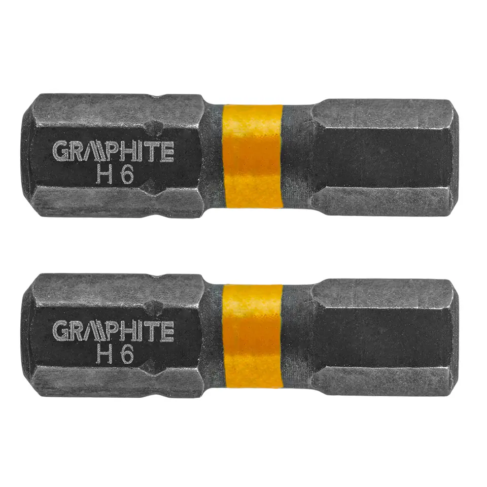 Bity udarowe HEX6 x 25 mm, 2 szt. w sklepie Wasserman.eu