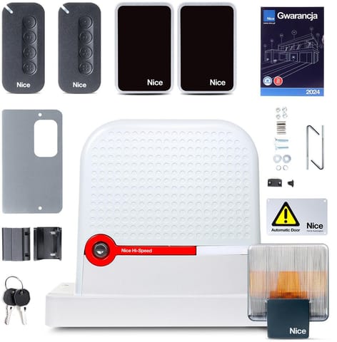 ⁨Zestaw NICE ROBUS 600 HI-SPEED MyGO do bram przesuwnych⁩ w sklepie Wasserman.eu