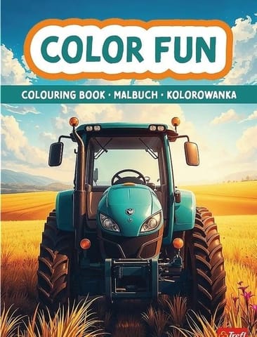 ⁨Książka aktywizująca Maszyny rolnicze kolorowanka⁩ w sklepie Wasserman.eu