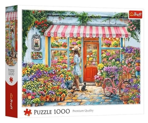⁨Puzzle 1000 Kwiaciarnia TREFL⁩ w sklepie Wasserman.eu