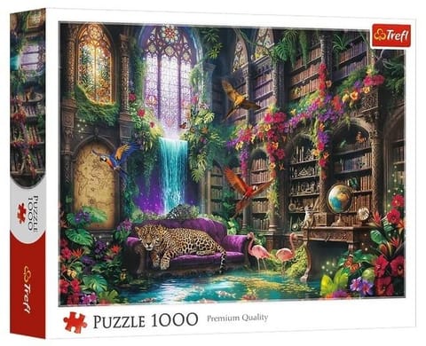 ⁨Puzzle 1000 Magiczna biblioteka TREFL⁩ w sklepie Wasserman.eu