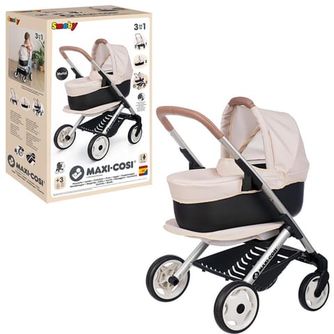 ⁨Smoby MC&Q Wózek 3w1 beżowy⁩ w sklepie Wasserman.eu