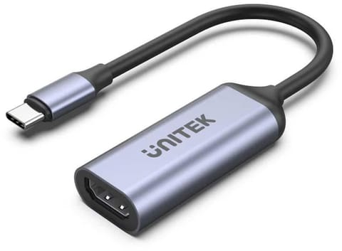 ⁨Unitek Adapter USB-C na HDMI 2.1 (8K 60Hz) szary 15cm V1416B⁩ w sklepie Wasserman.eu