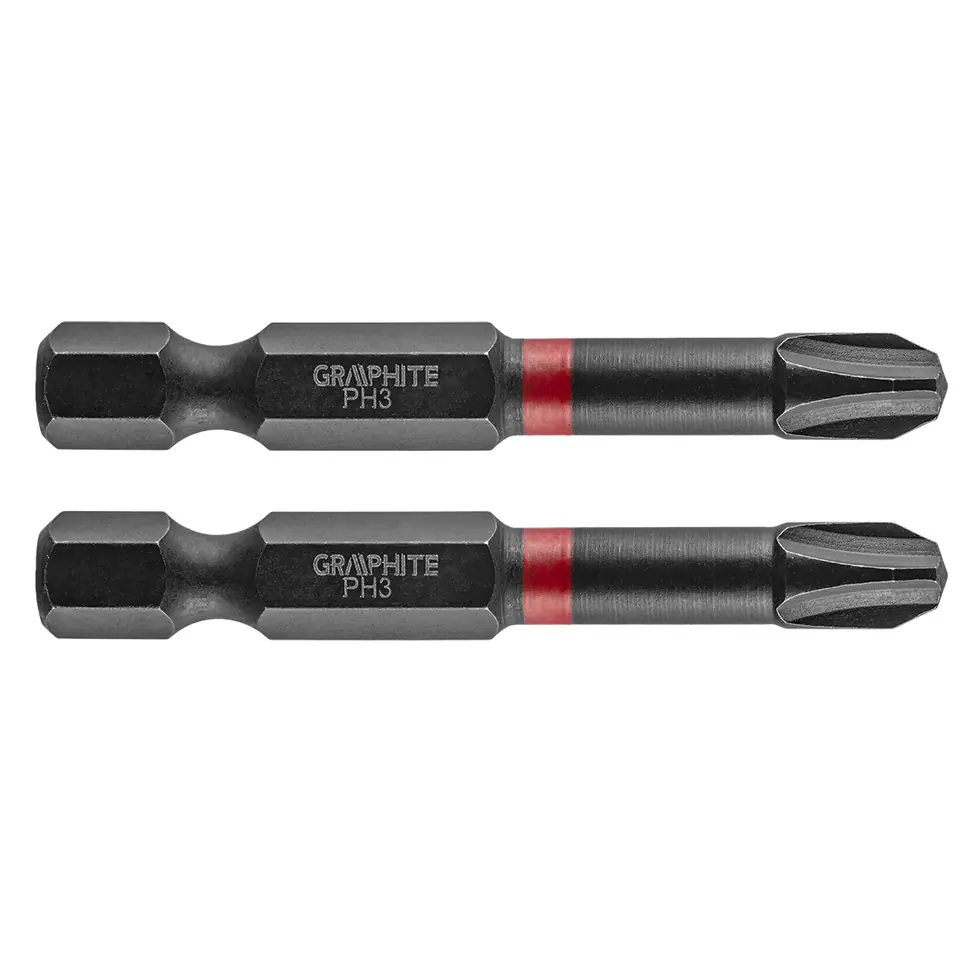 ⁨Impact bits PH3 x 50 mm, 2 pcs.⁩ at Wasserman.eu