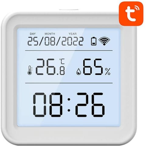 ⁨Inteligentny czujnik temperatury i wilgotności WiFi Gosund S6 LCD Tuya⁩ w sklepie Wasserman.eu