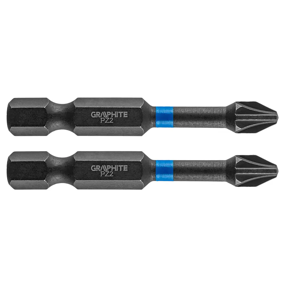 ⁨Impact bits PZ2 x 50 mm, 2 pcs.⁩ at Wasserman.eu