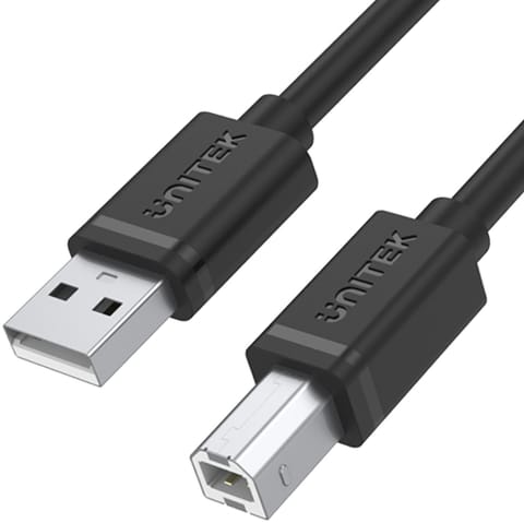 ⁨Unitek przewód USB 2.0 AM-BM 2M⁩ w sklepie Wasserman.eu