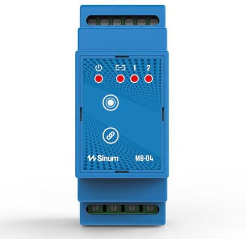 ⁨Moduł bezprzewodowy bramy na szynę DIN MB-04 Tech sterowniki⁩ w sklepie Wasserman.eu