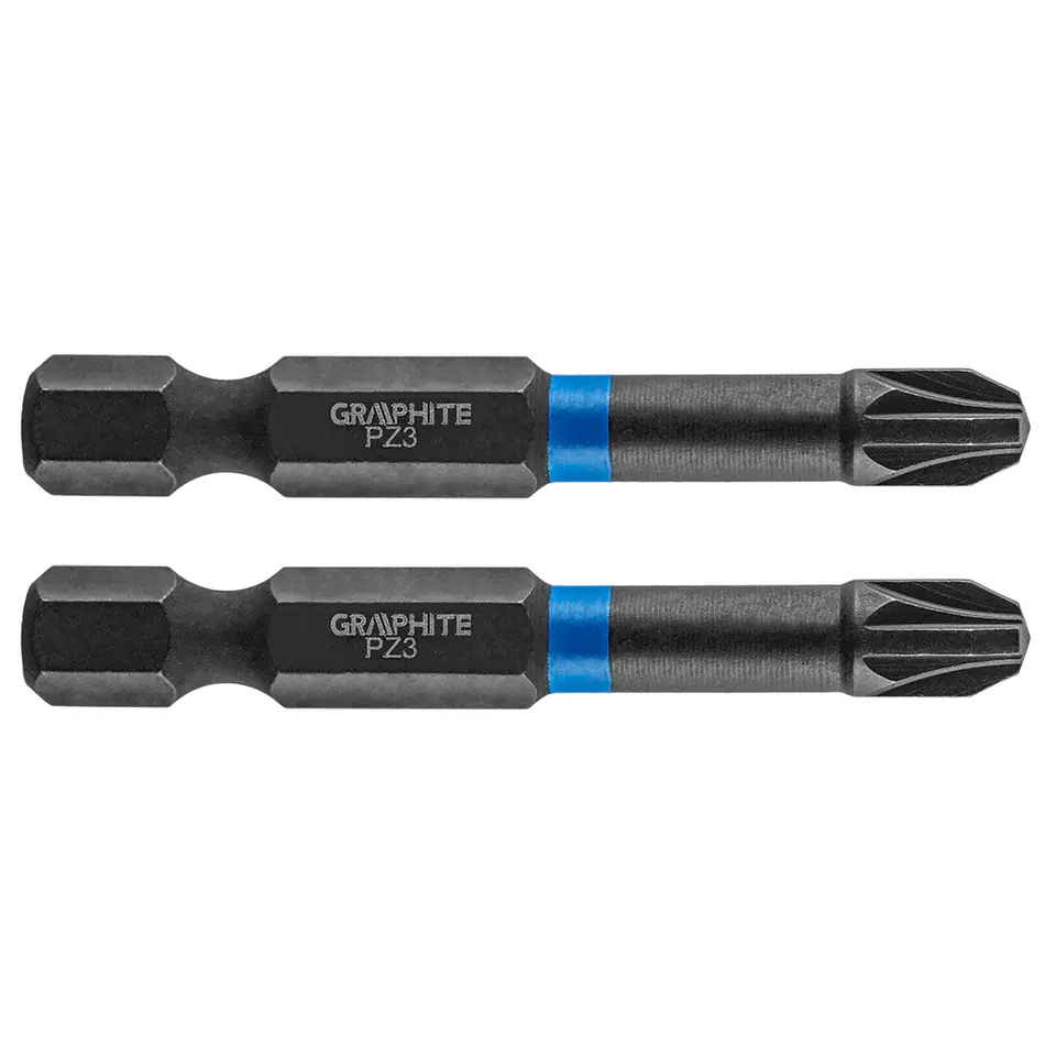 ⁨Impact bits PZ3 x 50 mm, 2 pcs.⁩ at Wasserman.eu