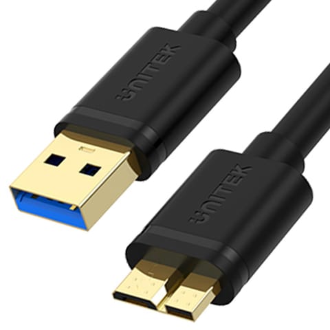 ⁨Unitek przewód USB 3.0 microB/USB 1M⁩ w sklepie Wasserman.eu