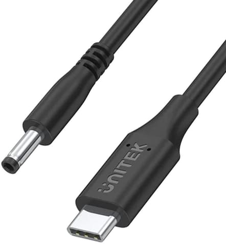 ⁨Kabel zasilający Unitek do Lenovo 65W USB-C - DC4,0mm⁩ w sklepie Wasserman.eu