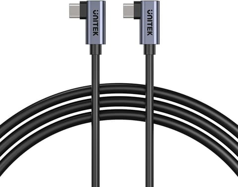 ⁨Unitek kabel USB-C do USB-C PD 100W podwójny 90 stopni, 1m⁩ w sklepie Wasserman.eu