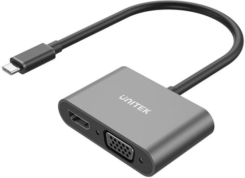 ⁨Unitek Adapter USB-C na HDMI 4K i VGA FullHD⁩ w sklepie Wasserman.eu