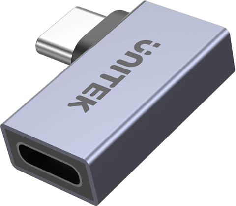 ⁨Unitek Adapter USB-C na USB-C kątowy płaski 40Gbps⁩ w sklepie Wasserman.eu