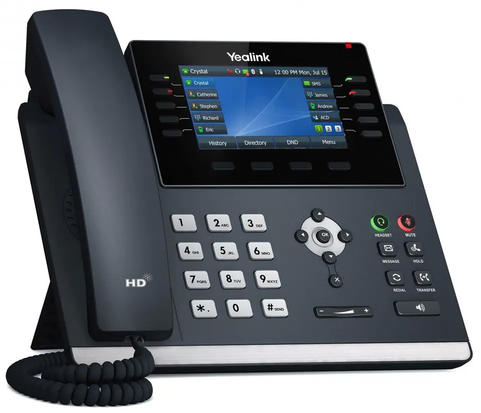 ⁨Yealink SIP-T46U IP phone Grey LCD Wi-Fi⁩ at Wasserman.eu