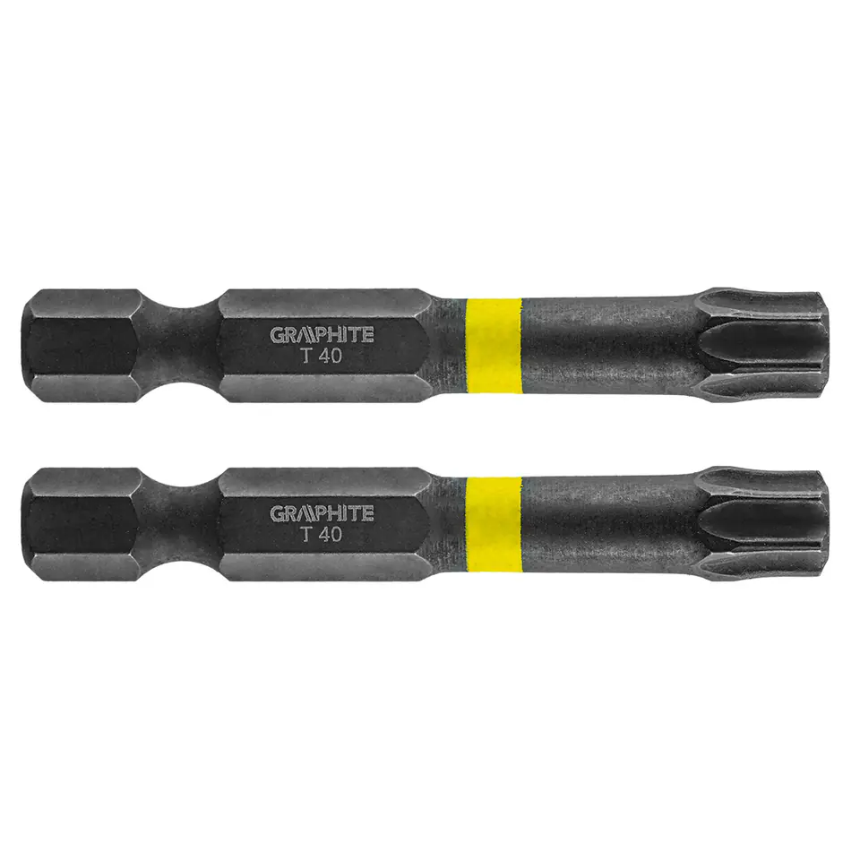 ⁨Impact bits TX40 x 50 mm, 2 pcs.⁩ at Wasserman.eu