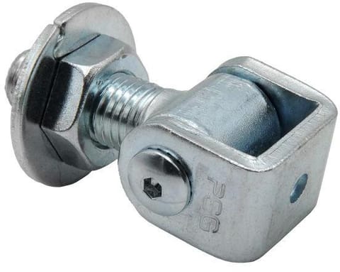 ⁨Zawias PSG 61.013.01 do wspawania - gwint M20 (regulowany, ucho ocynkowane)⁩ w sklepie Wasserman.eu