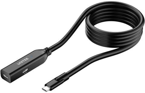 ⁨Unitek Kabel przedłużający USB-C 10 Gbps 5m, czarny⁩ w sklepie Wasserman.eu