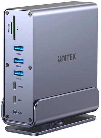 ⁨Unitek Uniwersalna stacja dokująca DisplayLink 4K x3⁩ w sklepie Wasserman.eu