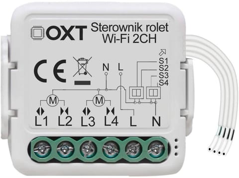 ⁨Moduł OXT mini sterownik 2 rolety WiFi TUYA  T228⁩ w sklepie Wasserman.eu