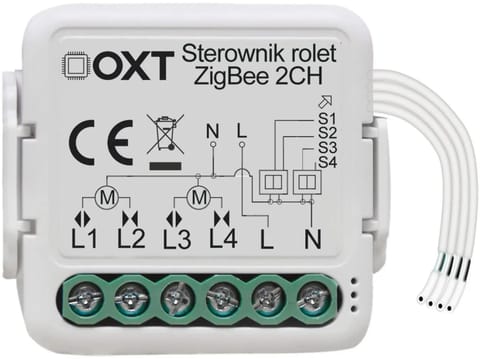 ⁨Moduł OXT mini sterownik 2 rolety ZigBee TUYA T268⁩ w sklepie Wasserman.eu