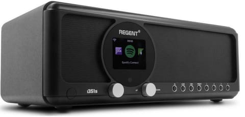 ⁨Radio internetowe Ferguson REGENT i351s Czarne - WIFI/DAB+/FM/USB/BT/Spotify⁩ w sklepie Wasserman.eu