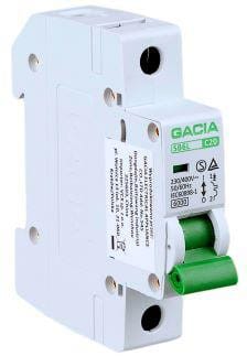 ⁨Wyłącznik nadmiarowoprądowy,6kA,C,1-pole,16A GACIA SB6L C 1P 16A⁩ w sklepie Wasserman.eu