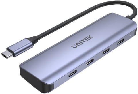 ⁨UNITEK HUB USB-C 3.1, 4X USB-C, 5 GBPS, H1107K⁩ at Wasserman.eu