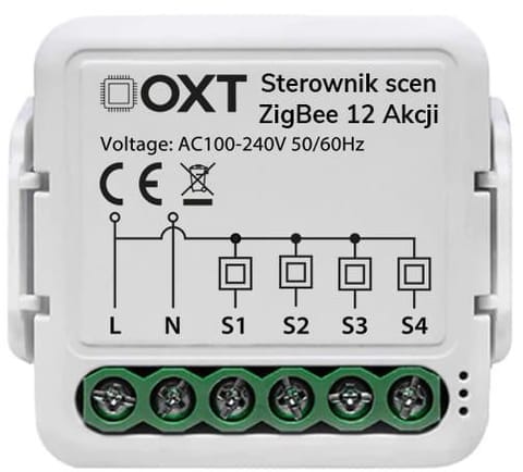 ⁨Moduł OXT mini sterownik scen 12 akcji 230V ZigBee TUYA T254⁩ w sklepie Wasserman.eu