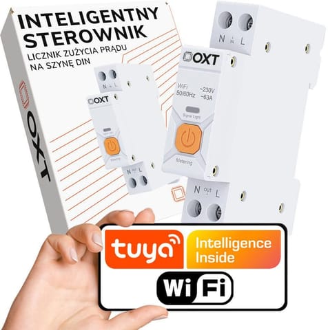 ⁨Inteligentny Sterownik OXT | 63A | Licznik | WiFi | Tuya T335⁩ w sklepie Wasserman.eu