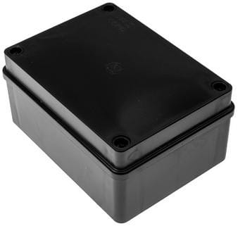 ⁨Puszka hermetyczna 150 x 110 x 70 bez dławików IP65 bezhalogenowa, czarna PAWBOL S-B316C⁩ w sklepie Wasserman.eu