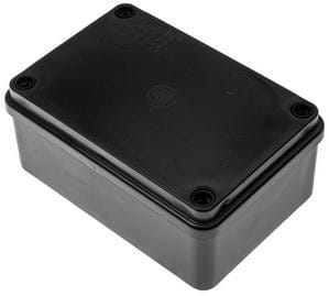 ⁨Puszka hermetyczna 120x80x50 bez dławików IP65 bezhalogenowa, czarna PAWBOL S-BOX 216C⁩ w sklepie Wasserman.eu