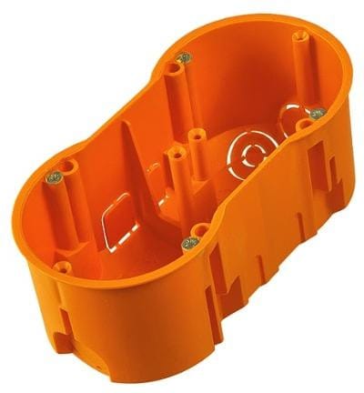 ⁨Puszka końcowa 60 podwójna z wkrętami, głęboka PAWBOL A.0042WPG⁩ w sklepie Wasserman.eu