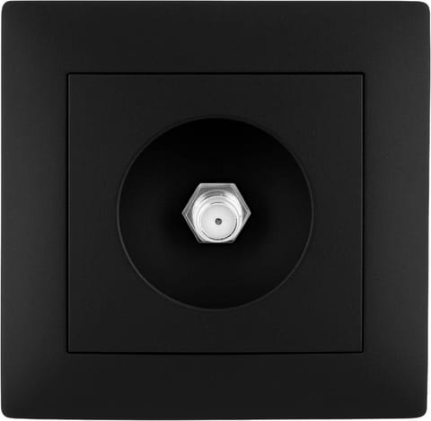 ⁨Gniazdo RTV VCX WESA LC 45 Czarny⁩ w sklepie Wasserman.eu