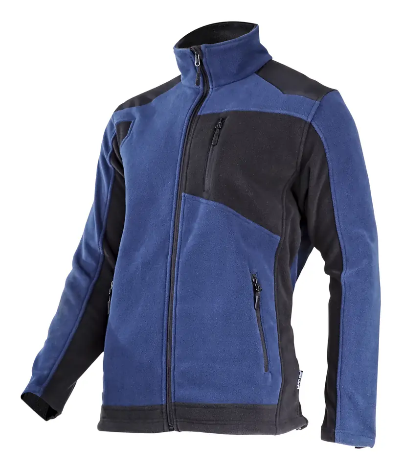 ⁨FLEECE JACKET WITH REINFORC., NAVY BLUE-BLACK, "XL",CE,LAHTI⁩ at Wasserman.eu