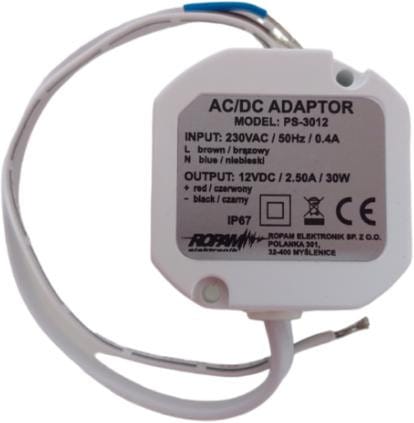 ⁨Ropam zasilacz dopuszkowy AC/DC PS-3012⁩ w sklepie Wasserman.eu