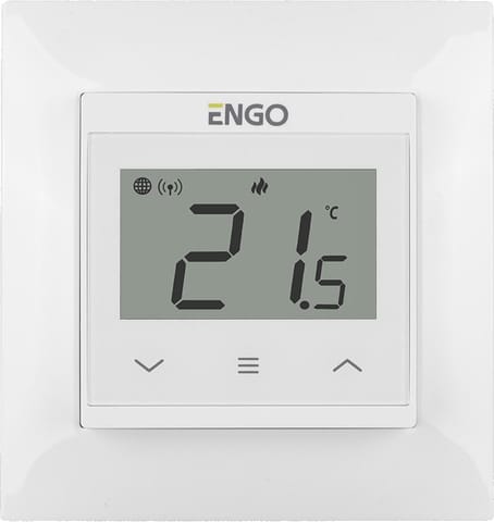 ⁨ENGO Controls E55-W - Internetowy, podtynkowy regulator temperatury do ramki 55x55, Wi-F⁩ w sklepie Wasserman.eu