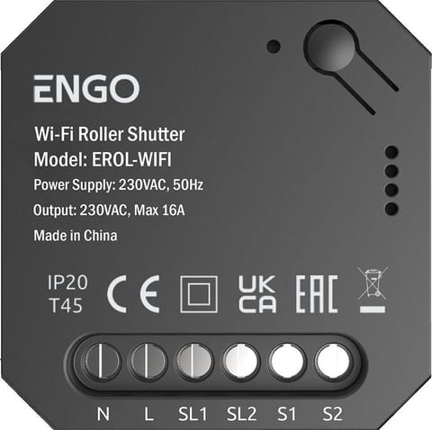 ⁨ENGO Controls EROL-WIFI - Sterownik Rolet do systemu  ENGO Smart, WIFI⁩ w sklepie Wasserman.eu