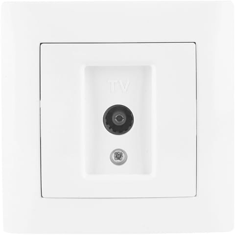 ⁨Gniazdo TV VCX WESA LC 43 Biały⁩ w sklepie Wasserman.eu