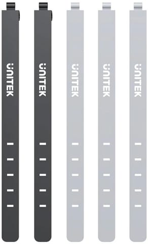 ⁨Organizer do kabli Unitek FlexiTie Zestaw silikonowych opasek kablowych⁩ w sklepie Wasserman.eu