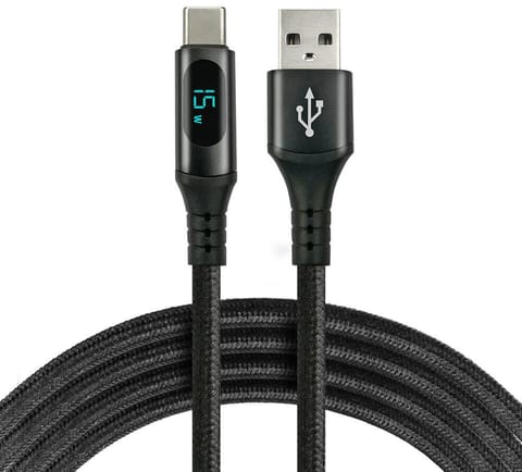 ⁨KABEL USB-A / USB-C LCD everActive CBB-1CBL 100cm 3A⁩ w sklepie Wasserman.eu